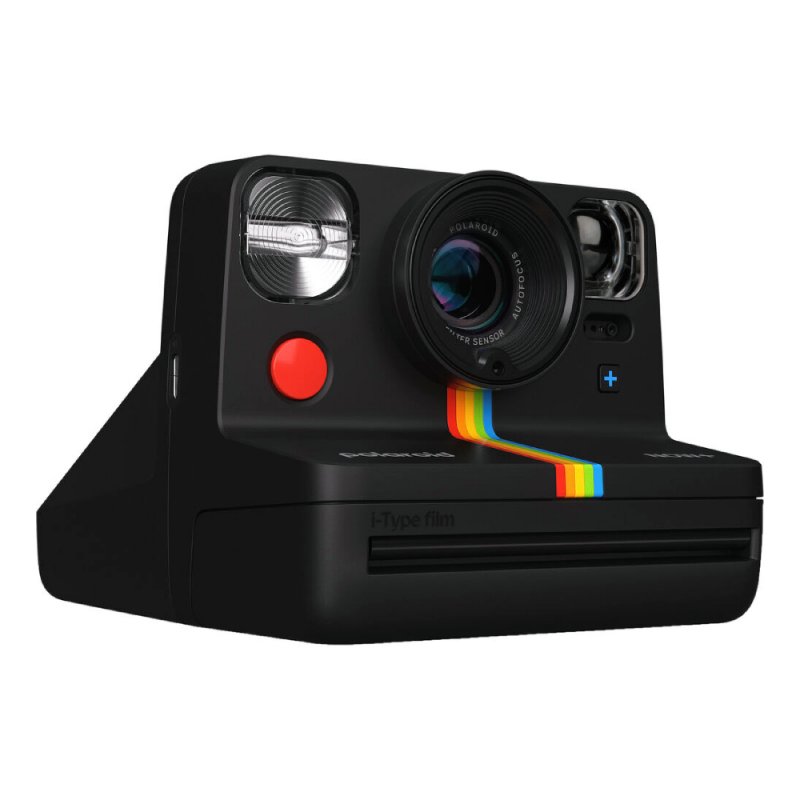 Câmera Fotográfica Instantânea Analógica Polaroid Now + Generation 2 I-type Instant 35-40mm Preta Com Com App Control