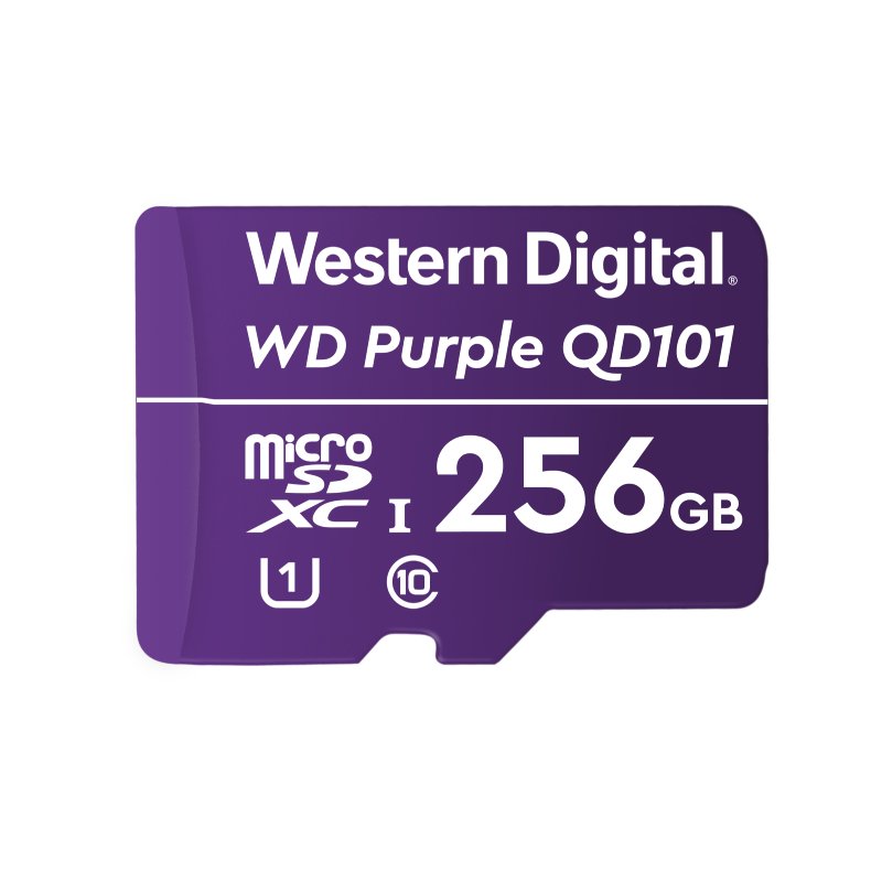 Cartão de Memória Intelbras Micro SD 256GB/128TBW WD Purple 4600165