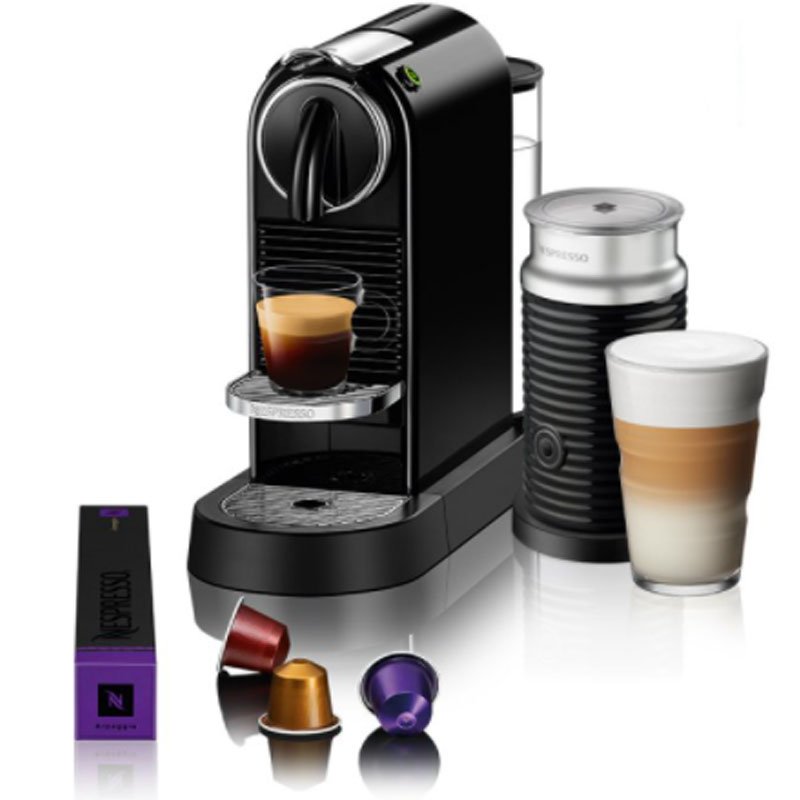 Máquina de Café Nespresso Citiz D113 Preto com Aeroccino 3