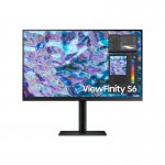 Monitor Samsung ViewInfinity S6 27 QHD HDMI com Inclinação 75Hz 5ms Preto LS27A600UULXZD