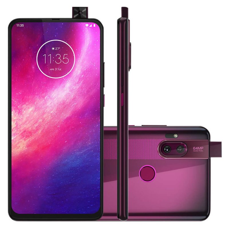 Smartphone Motorola One Hyper 4 Gb Ram 128 Gb Camera Traseira 64 Mp 8 Mp Rosa Boreal Em Oferta No Girafa