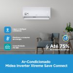 Ar Condicionado Midea Inverter Xtreme Save Connect R32 12.000 BTUs Quente e Frio 220V Branco 42AGVQI12M5