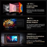 Smart TV TCL 50'' QLED UHD 4K Google TV Dolby Vision Atmos Chumbo 50C655