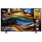 Smart TV TCL 55'' LED UHD 4K Google TV Dolby Vision Atmos Preto 55P755