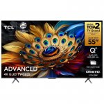 Smart TV TCL 55'' QLED UHD 4K Google TV Dolby Vision Atmos 55C655
