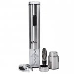 Kit de Abridor Elétrico de Vinho Oster com 4 Acessórios Inox FPSTBW8055-011