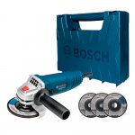 Esmerilhadeira Bosch GWS-850 850W 220V Azul com 3 Discos e Maleta