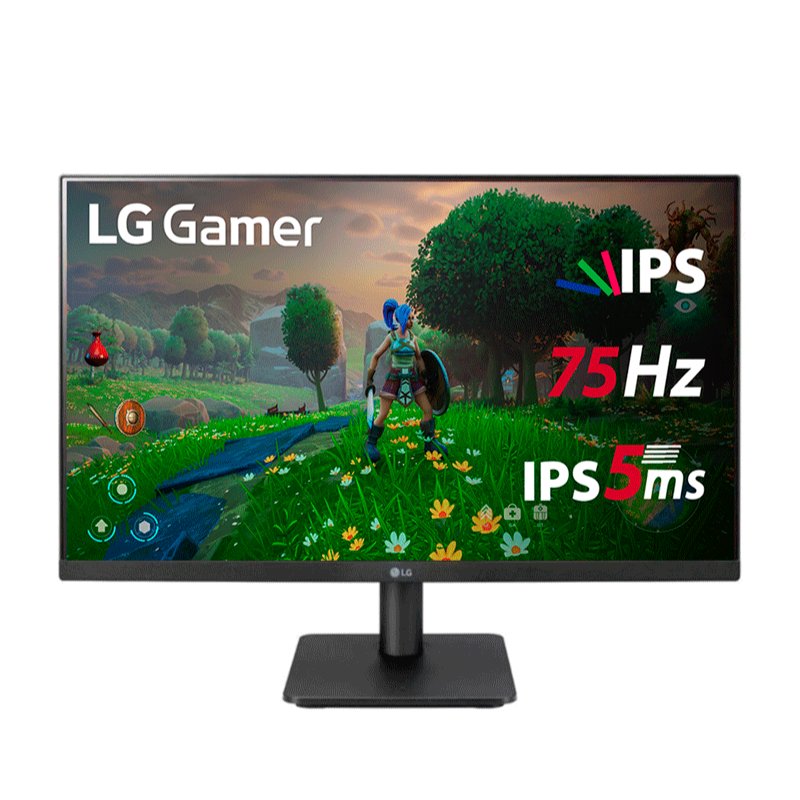 Monitor Gamer LG 27 Full HD AMD FreeSync 75Hz 5ms Preto 27MP400-B.AWZM