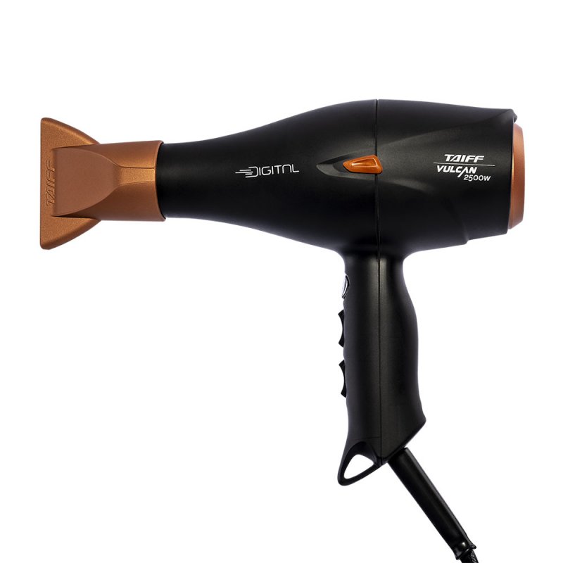 Secador de Cabelo Taiff Vulcan Digital 2500W 127V Preto e Bronze TAIFF380