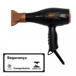 Secador de Cabelo Taiff Vulcan Digital 2500W 127V Preto e Bronze TAIFF380