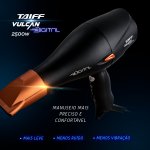 Secador de Cabelo Taiff Vulcan Digital 2500W 127V Preto e Bronze TAIFF380